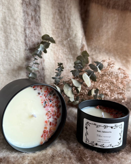 Vela Naranja Dulce - Energía y Frescura